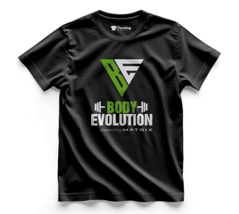 Body Evolution Gym Logo Printed T-Shirt