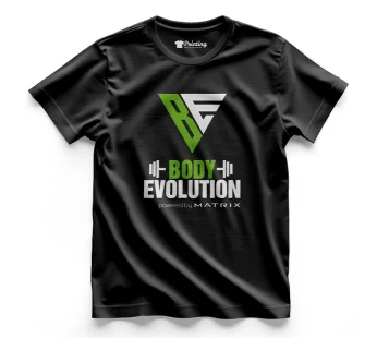 Body Evolution Gym Logo Printed T-Shirt