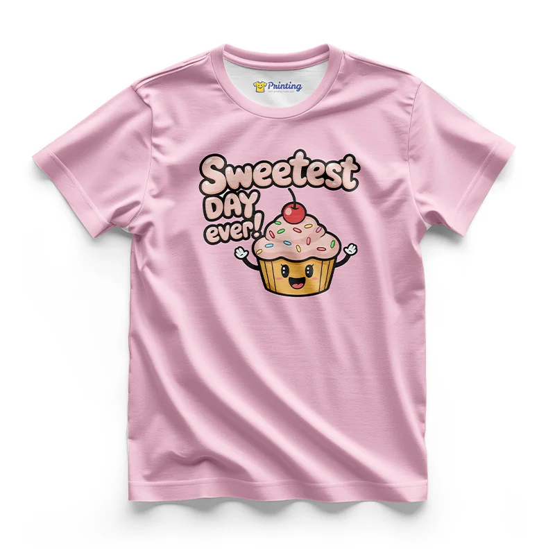 Birthday Celebration Logo Printed T-Shirt