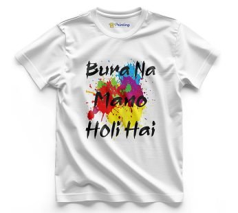 Holi Celebration Vector Printed T-Shirt
