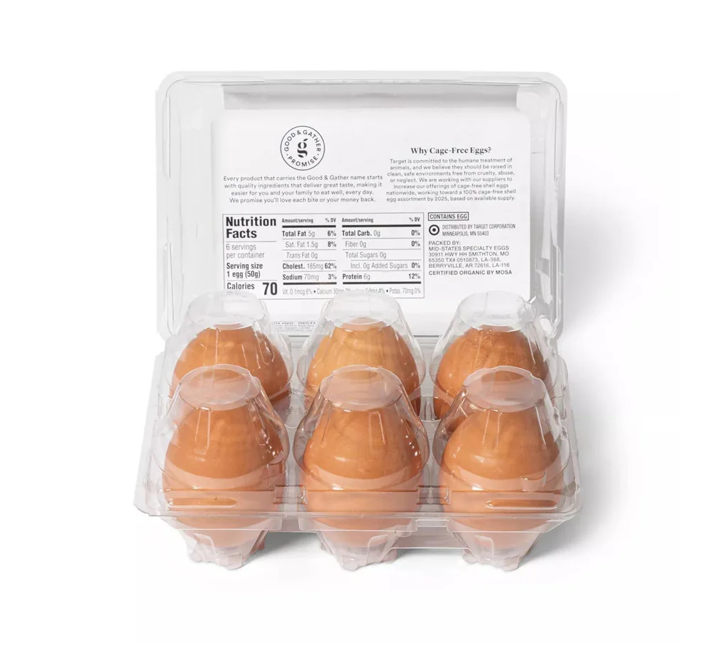Organic Cage-Free Grade A Large Brown Eggs - Image 3