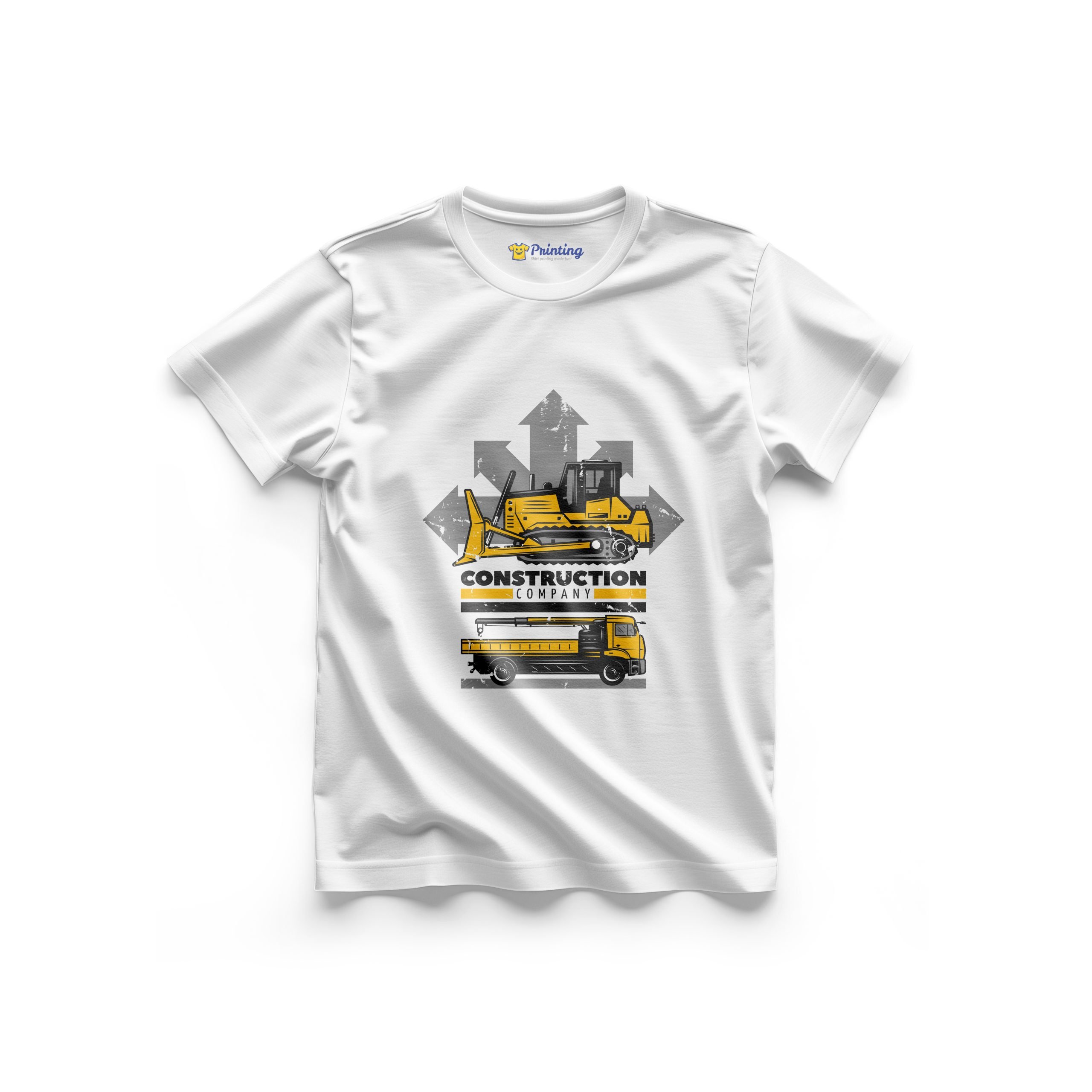 Construction Company Artwork Printed T-Shirt CBCC01