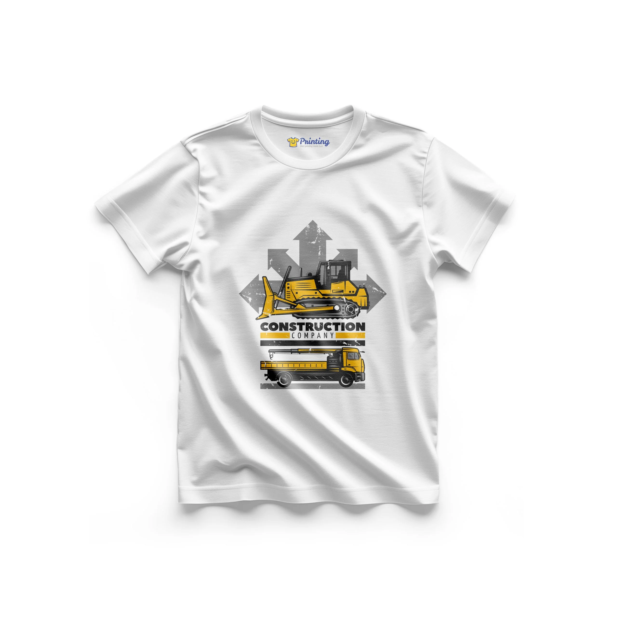 Construction Company Artwork Printed T-Shirt CBCC01