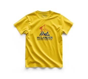 Hi. Lander Logo Printed – Construction Company T-Shirt IFCC15