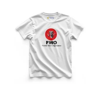 FWO Logo Printed – Construction Company T-Shirt IFCC04