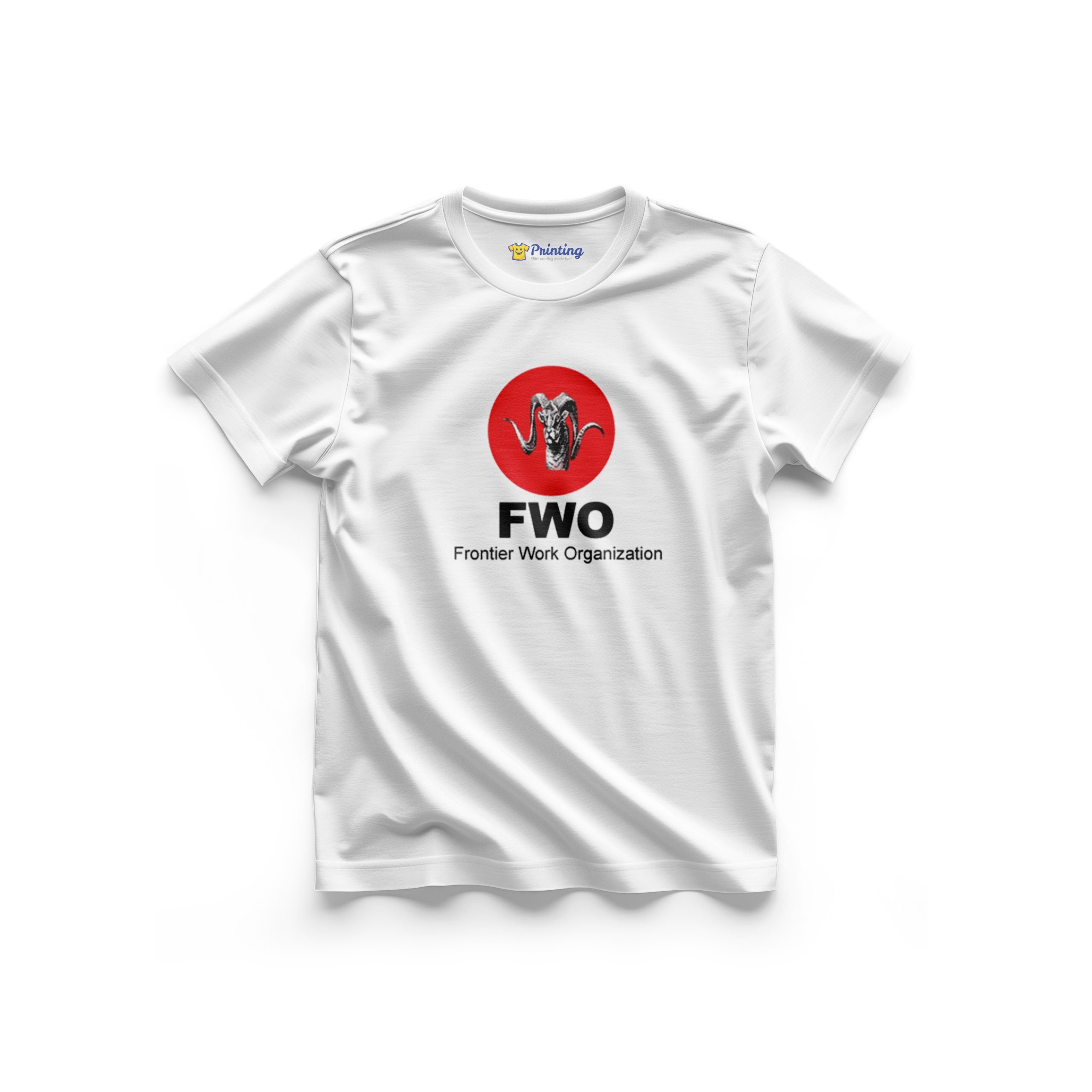FWO Logo Printed - Construction Company T-Shirt IFCC04