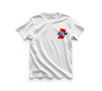 Descon Logo White Printed – Construction Company T-Shirt IFCC05