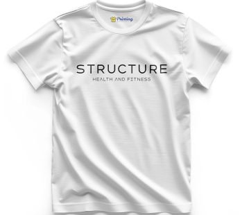 Structure Gym Logo Printed T-Shirt SFAG01