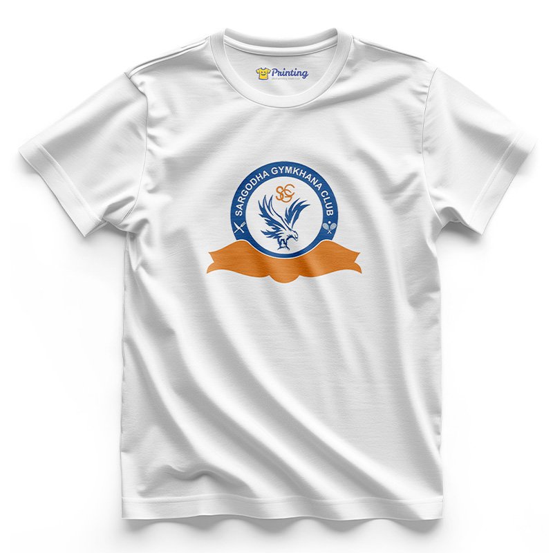 Sargodha Gym Khana -Gym Logo Printed T-Shirt SFAG13