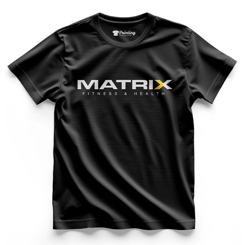 Matrix Gym Logo Printed T-Shirt SFAG17