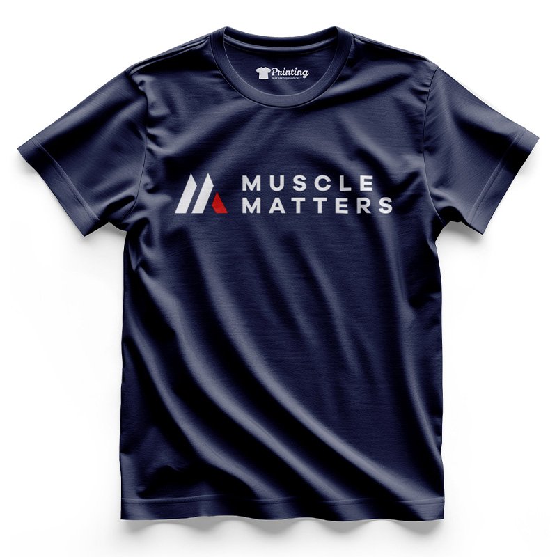 Muscle Matters - Gym Logo Printed T-Shirt SFAG05