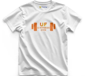 U Fitness Gym Logo Printed T-Shirt SFAG06