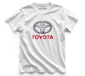 Toyota Logo Printed – Automobile Company T-Shirt CBAS 02