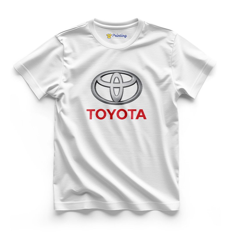 Toyota Logo Printed - Automobile Company T-Shirt CBAS 02