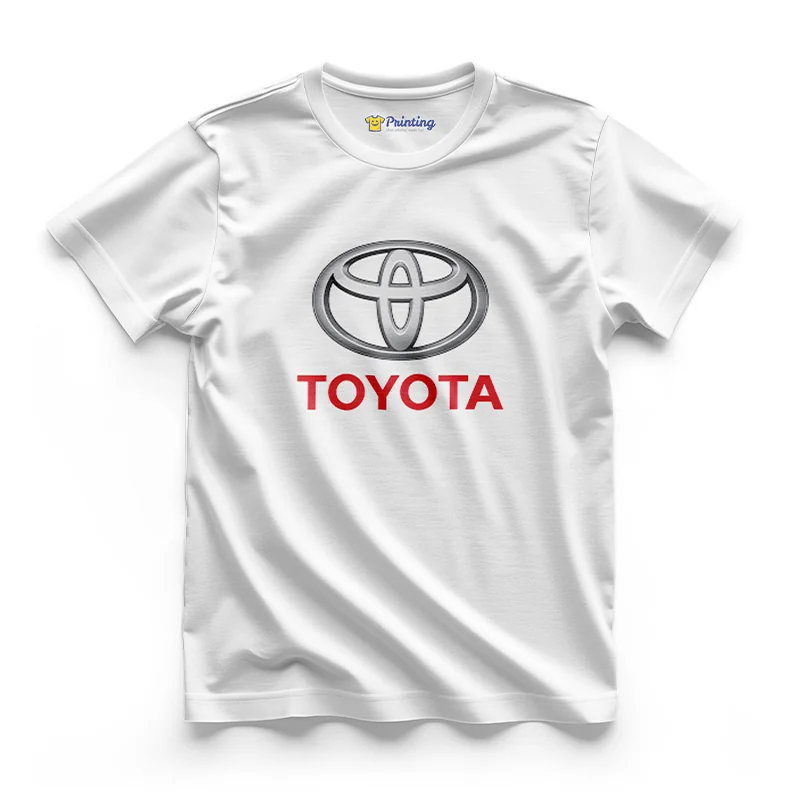 Toyota Logo Printed - Automobile Company T-Shirt CBAS 02