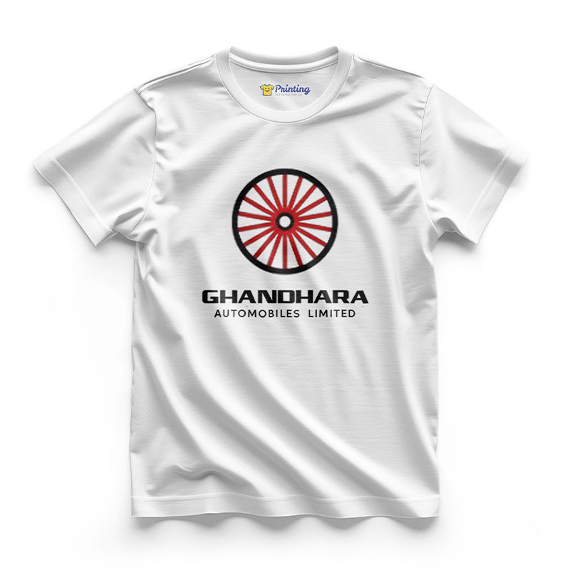 Ghandhara Logo Printed - Automobile Company T-Shirt CBAS10