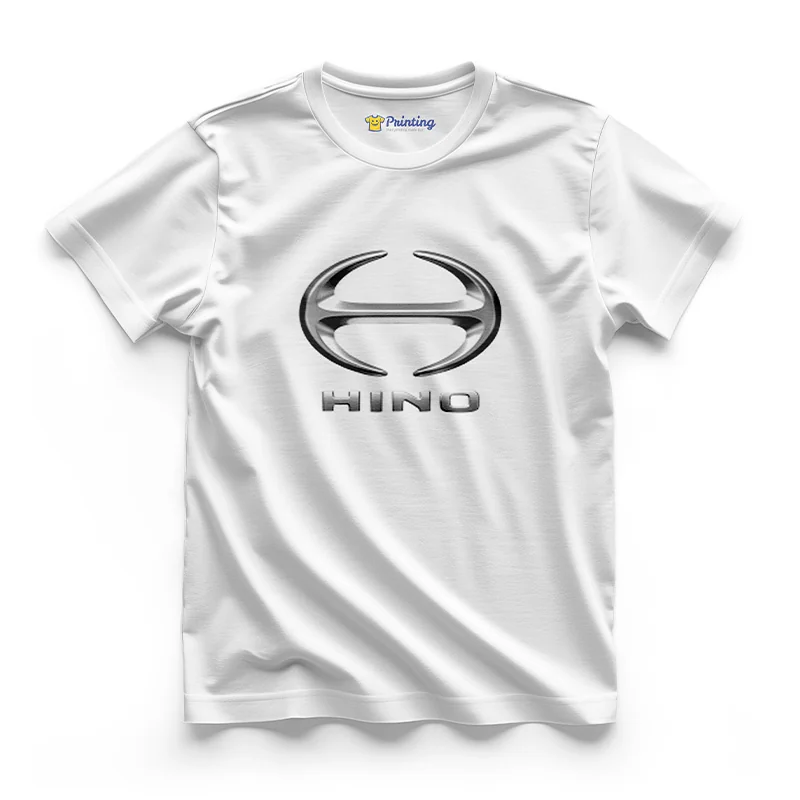 HINO Logo Printed - Automobile Company T-Shirt CBAS11