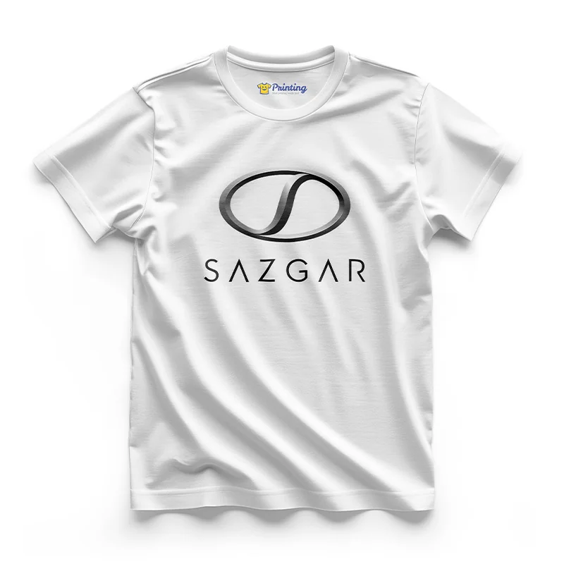 Sazgar Logo Printed - Automobile Company T-Shirt CBAS13