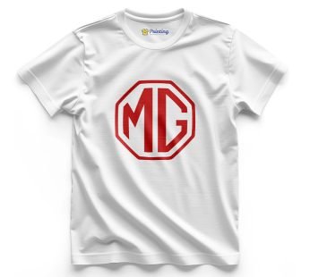 MG Motors Logo Printed – Automobile Company T-Shirt CBAS14
