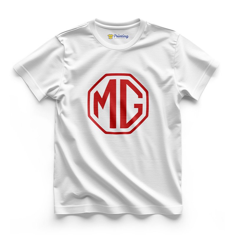 MG Motors Logo Printed - Automobile Company T-Shirt CBAS14
