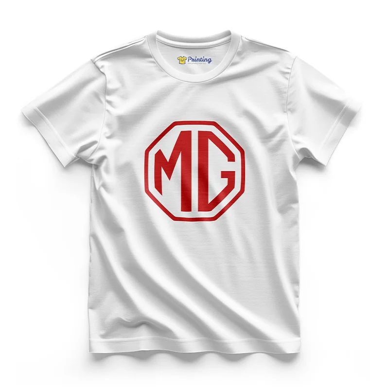 MG Motors Logo Printed - Automobile Company T-Shirt CBAS14