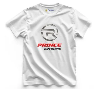 Prince Automine Logo Printed – Automobile Company T-Shirt CBAS15