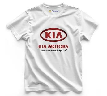 KIA Motors Logo Printed – Automobile Company T-Shirt CBAS 05
