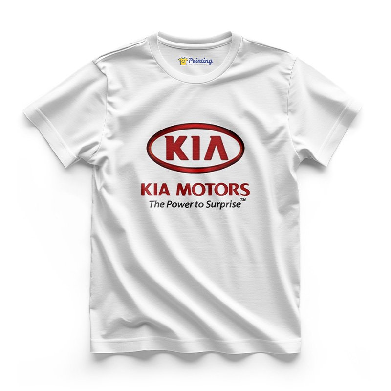 KIA Motors Logo Printed - Automobile Company T-Shirt CBAS 05