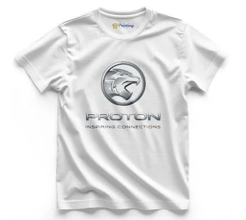 Proton Logo Printed – Automobile Company T-Shirt CBAS07