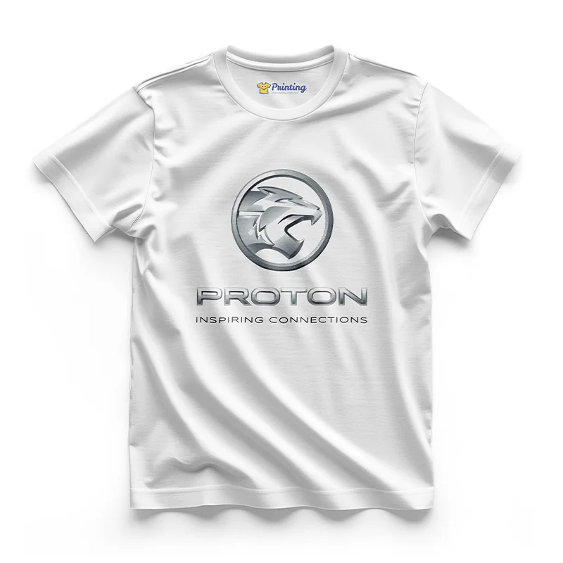 Proton Logo Printed - Automobile Company T-Shirt CBAS07