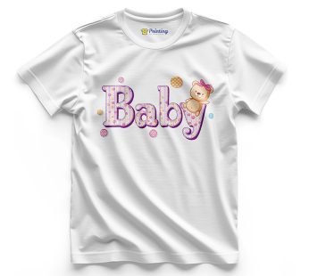 Baby Shower Vector Printed T-Shirt ECBS11