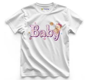 Baby Shower Vector Printed T-Shirt ECBS11
