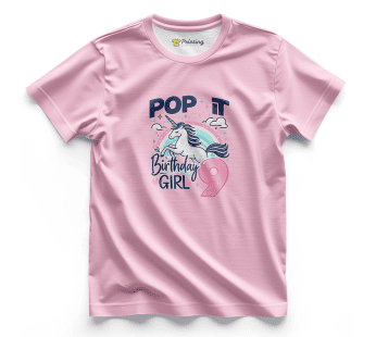 Happy Birthday Artwork Clipart T-Shirt ECHB-12