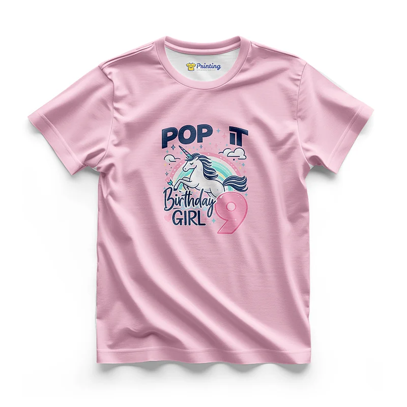 Happy Birthday Artwork Clipart T-Shirt ECHB-12