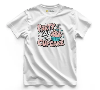 Happy Birthday Artwork Clipart T-Shirt ECHB-13