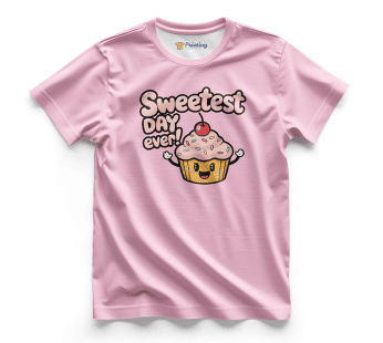 Happy Birthday Artwork Clipart T-Shirt ECHB-14