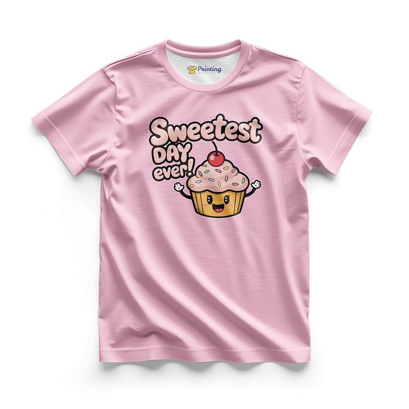 Happy Birthday Artwork Clipart T-Shirt ECHB-14