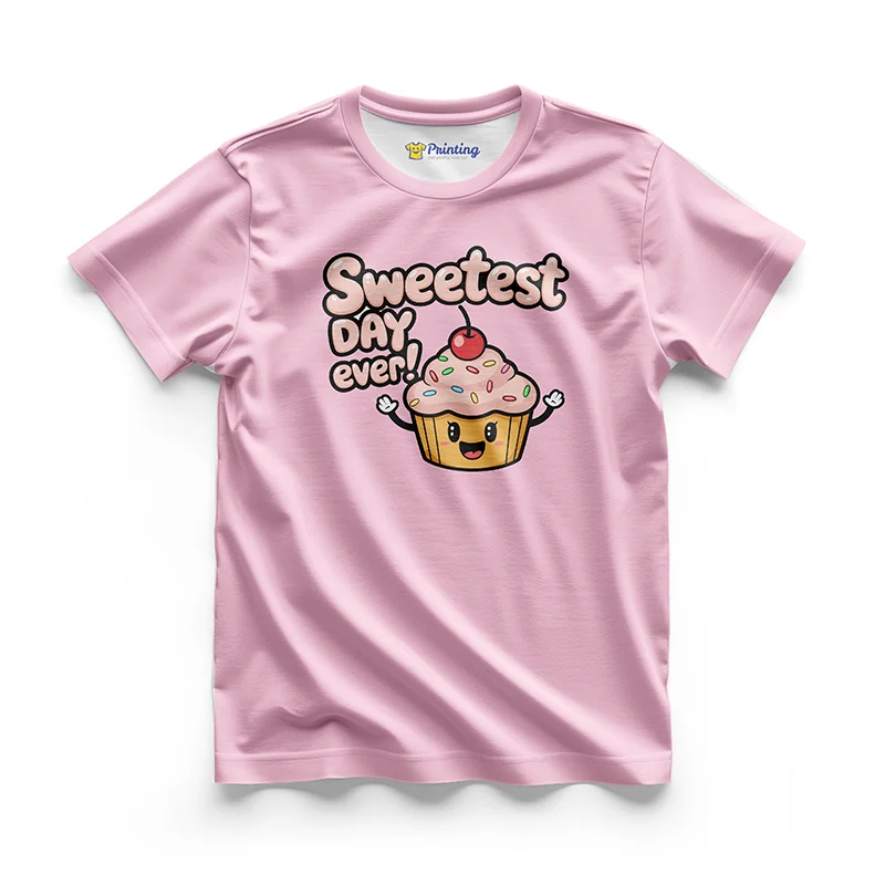 Happy Birthday Artwork Clipart T-Shirt ECHB-14