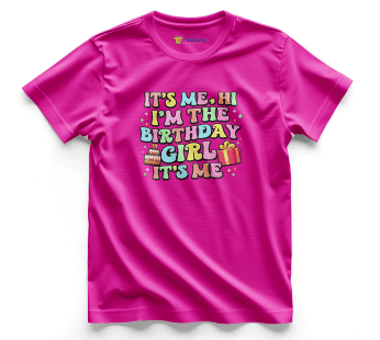 Happy Birthday Artwork Clipart T-Shirt ECHB-06