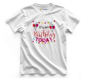 Happy Birthday Artwork Clipart T-Shirt ECHB-07