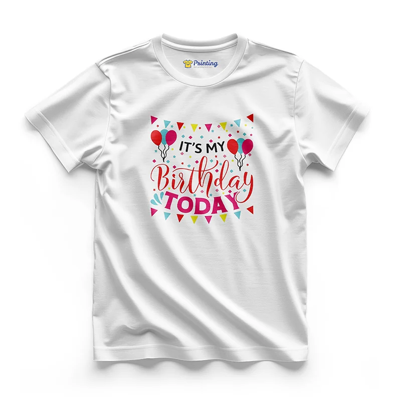 Happy Birthday Artwork Clipart T-Shirt ECHB-07