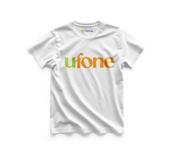 Ufone Logo Printed – Call Center Staff T-Shirts CBCC01
