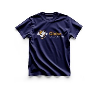 Globe Logo Printed – Call Center Staff T-Shirts CBCC12