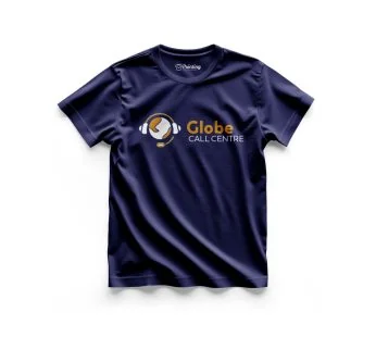 Globe Logo Printed – Call Center Staff T-Shirts CBCC12