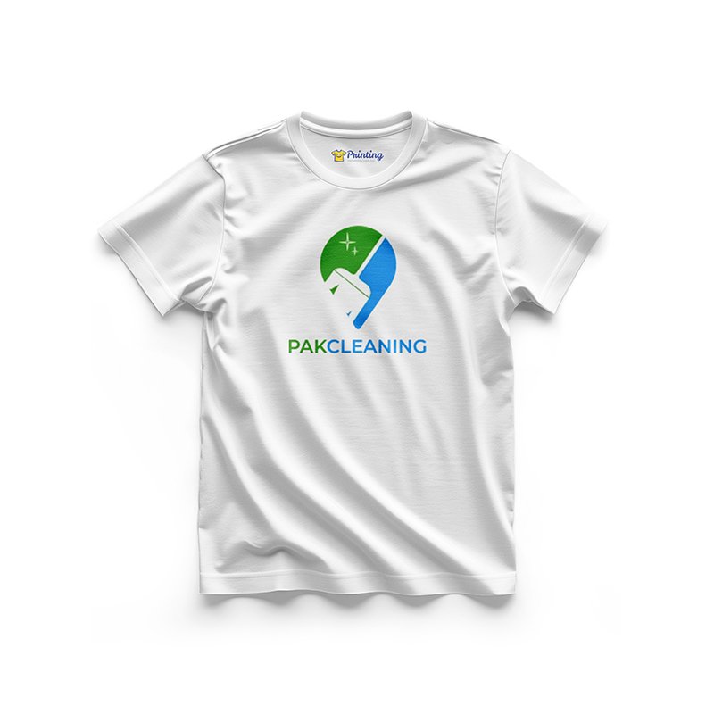 Pak Cleaning Logo Printed - Cleaning Staff T-Shirts CBCS03