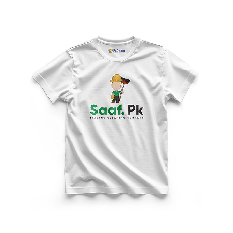 Saaf.PK Logo Printed - Cleaning Staff T-Shirts CBCS04