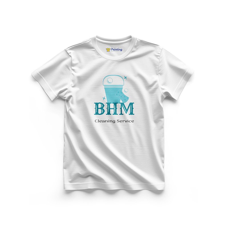 BHM Logo Printed - Cleaning Staff T-Shirts CBCS12