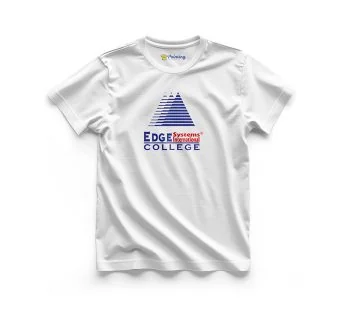 Edge College Logo Printed – Coaching Center Staff T-Shirts EICC06