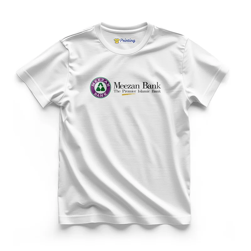 Meezan Bank Logo Corporate Printed T-Shirt CBCT-02