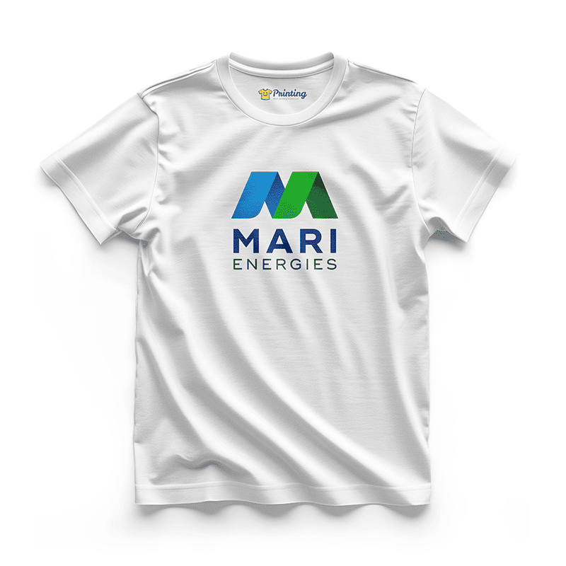 Mari Energies Logo Corporate Printed T-Shirt CBCT-03